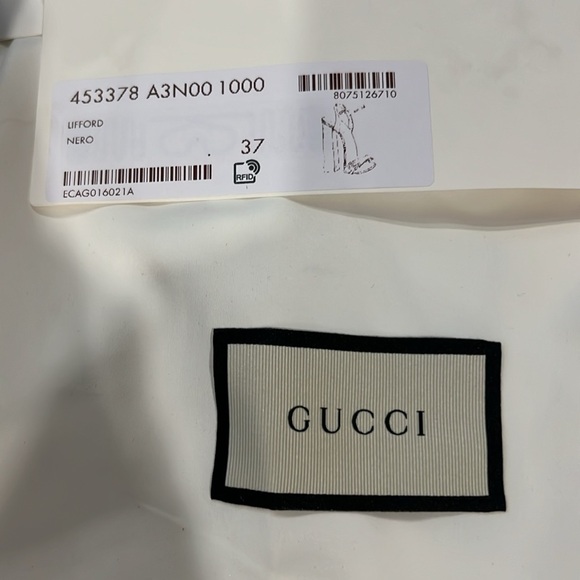 Gucci women’s block heel sandal with double GG. Size 37. - Picture 3 of 6